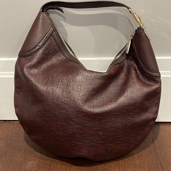 Gucci Horsebit Embossed Leather Hobo Shoulder Bag in Brown - Picture 4 of 9
